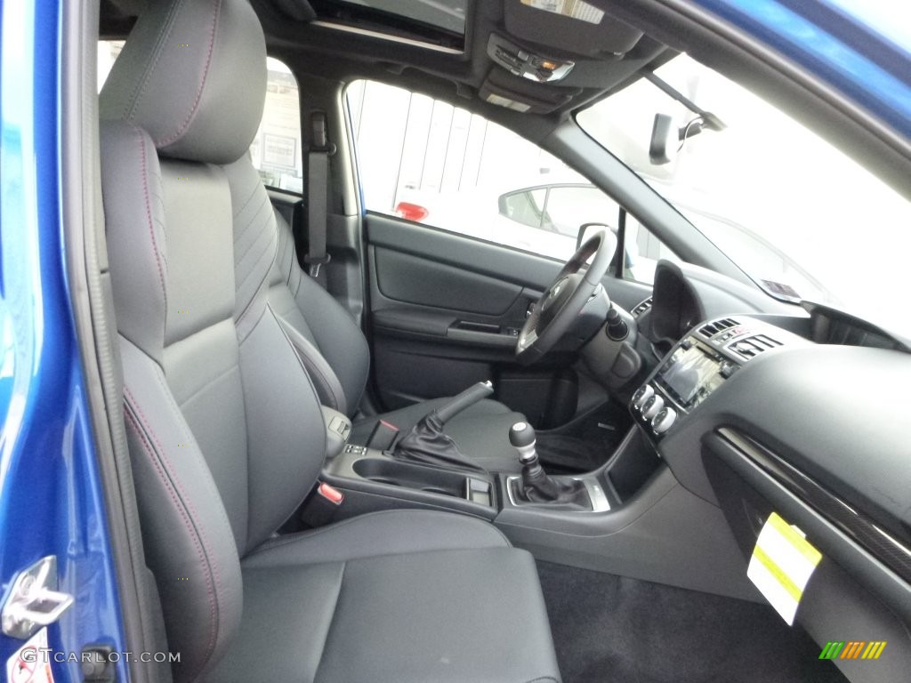 Carbon Black Interior 2016 Subaru WRX Limited Photo #108777637