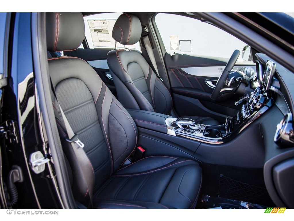 Black Interior 2016 Mercedes-Benz C 450 AMG Sedan Photo #108778600