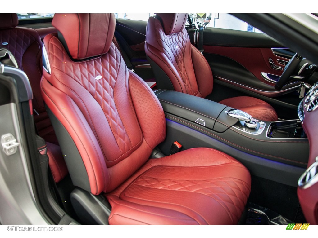 designo Bengal Red/Black Interior 2016 Mercedes-Benz S 550 4Matic Coupe Photo #108780373