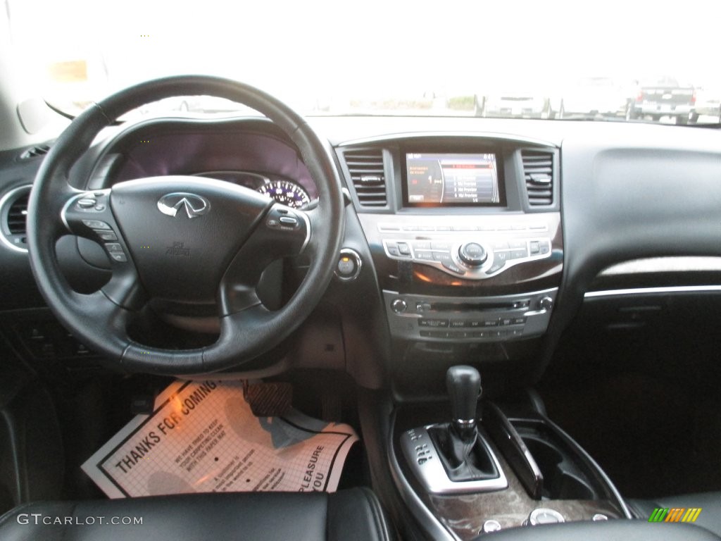 2014 QX60 3.5 AWD - Moonlight White / Graphite photo #10