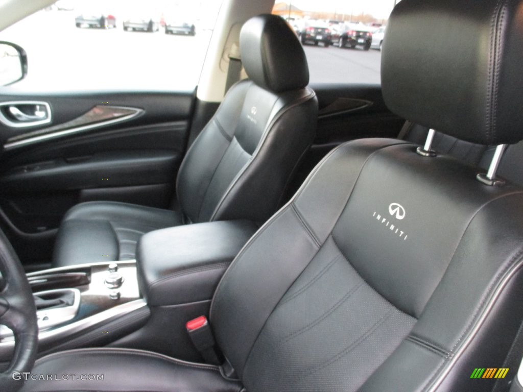 2014 QX60 3.5 AWD - Moonlight White / Graphite photo #11