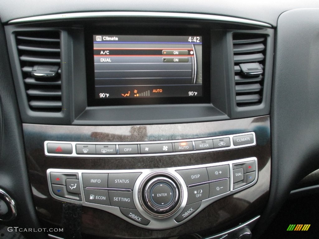 2014 QX60 3.5 AWD - Moonlight White / Graphite photo #13