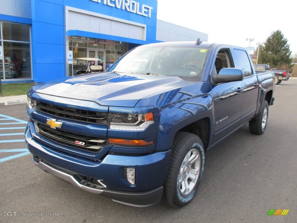 2016 Silverado 1500 LT Z71 Crew Cab 4x4 - Deep Ocean Blue Metallic / Jet Black photo #10