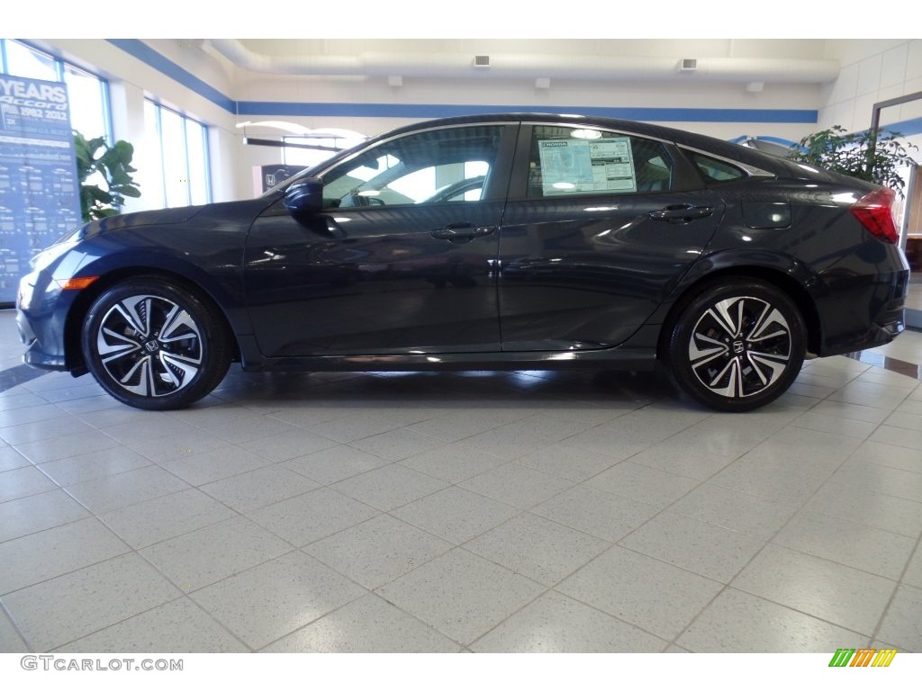 Cosmic Blue Metallic 2016 Honda Civic EX-T Sedan Exterior Photo #108783298