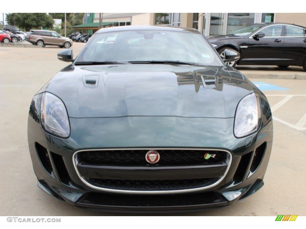 2016 F-TYPE R Coupe - British Racing Green Metallic / Jet photo #6