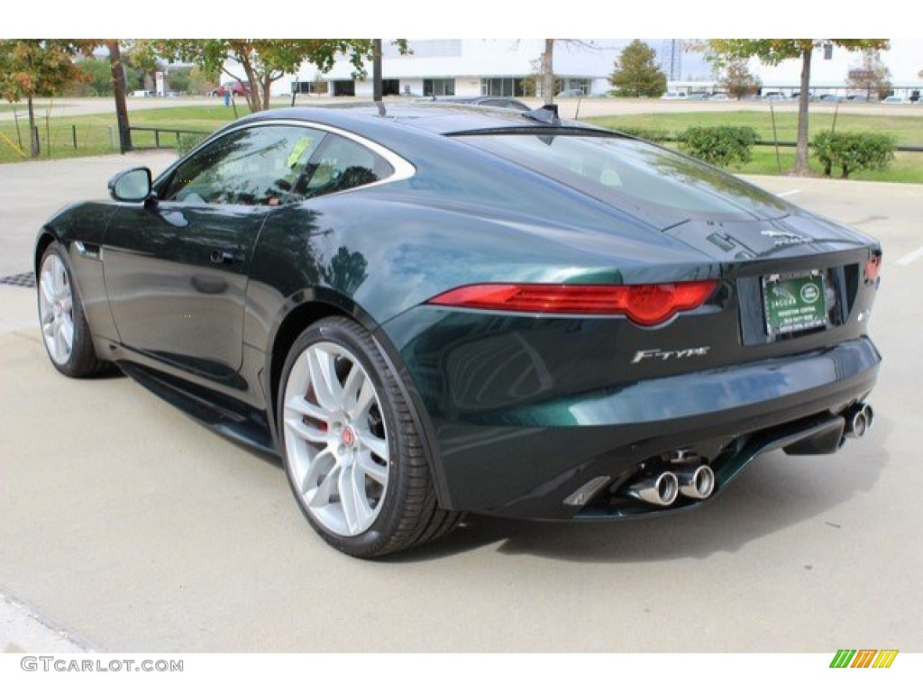 2016 F-TYPE R Coupe - British Racing Green Metallic / Jet photo #9