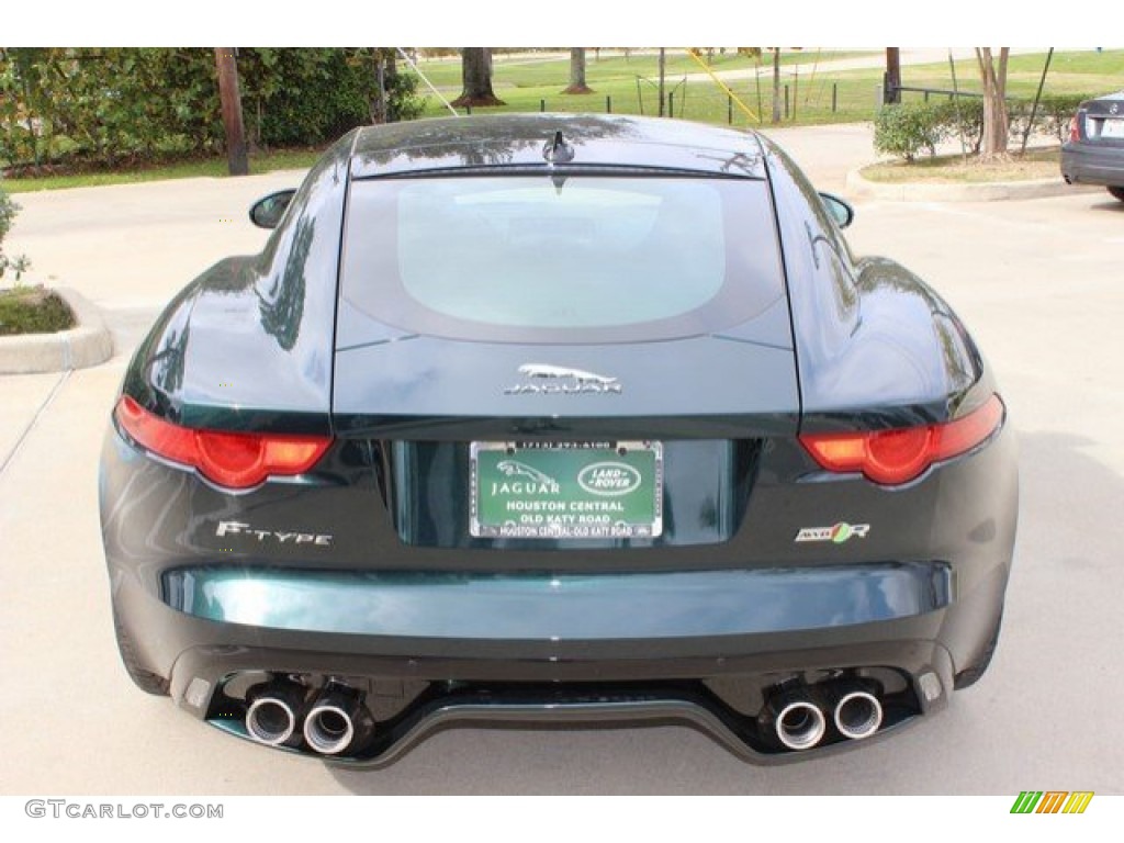 2016 F-TYPE R Coupe - British Racing Green Metallic / Jet photo #10