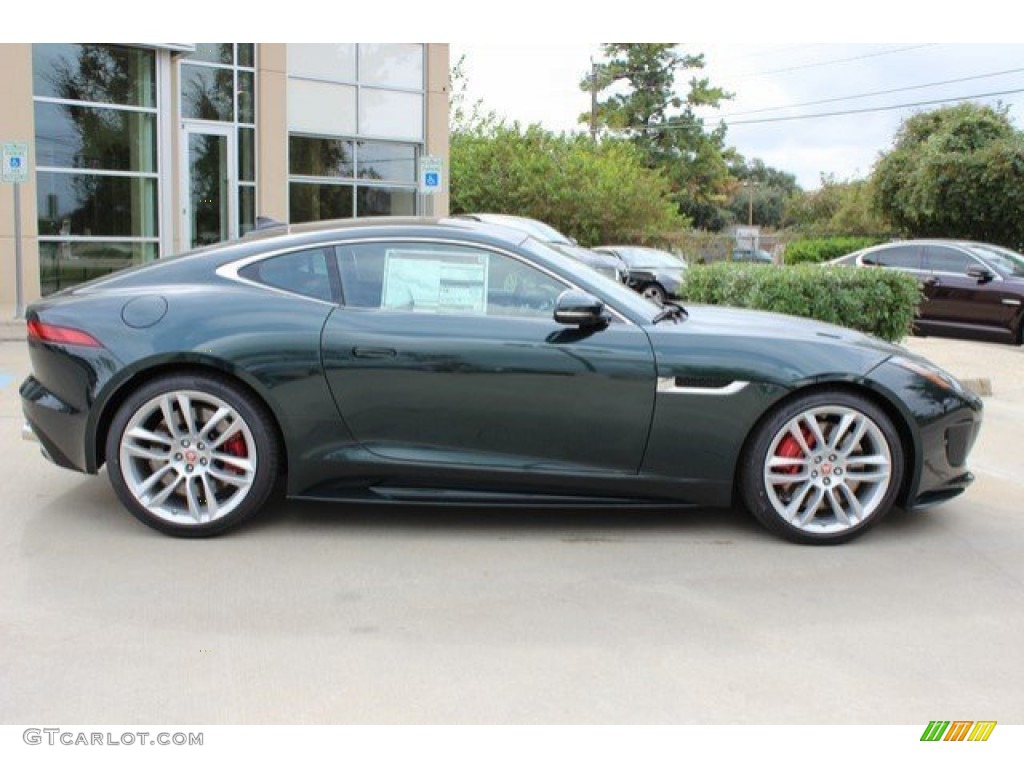 2016 F-TYPE R Coupe - British Racing Green Metallic / Jet photo #12