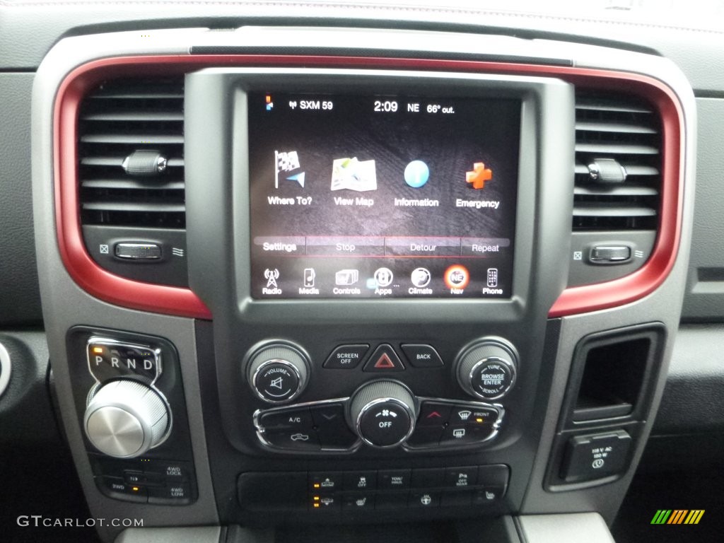 2016 Ram 1500 Rebel Crew Cab 4x4 Controls Photo #108785428