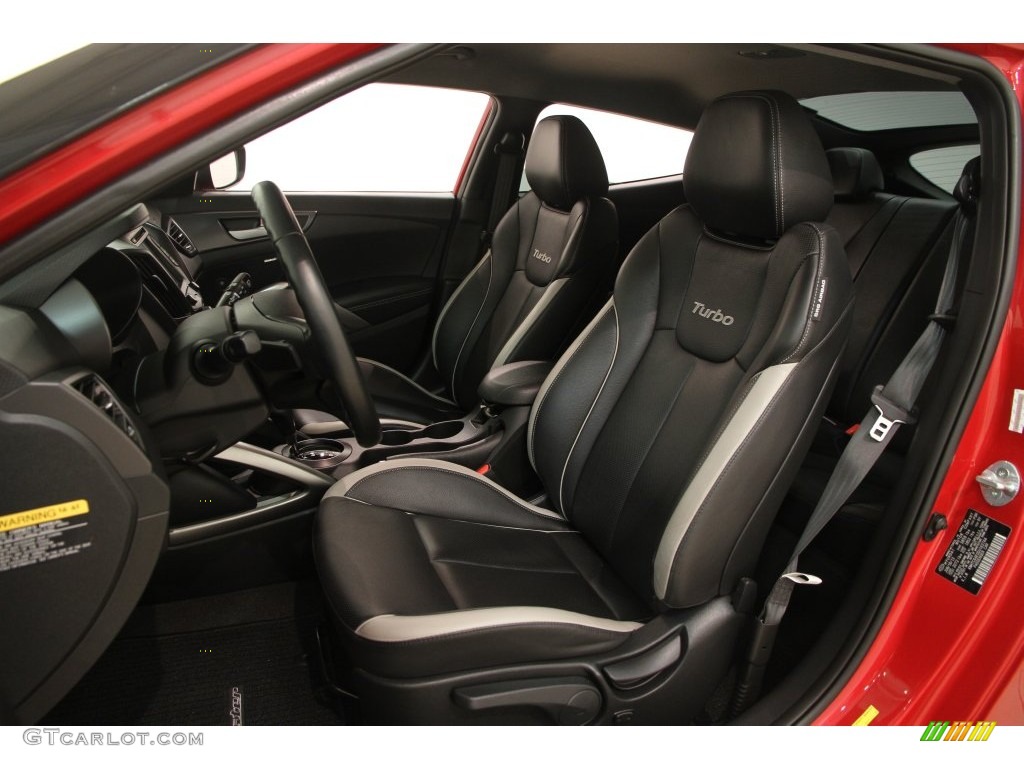 2013 Veloster Turbo - Boston Red / Black photo #5