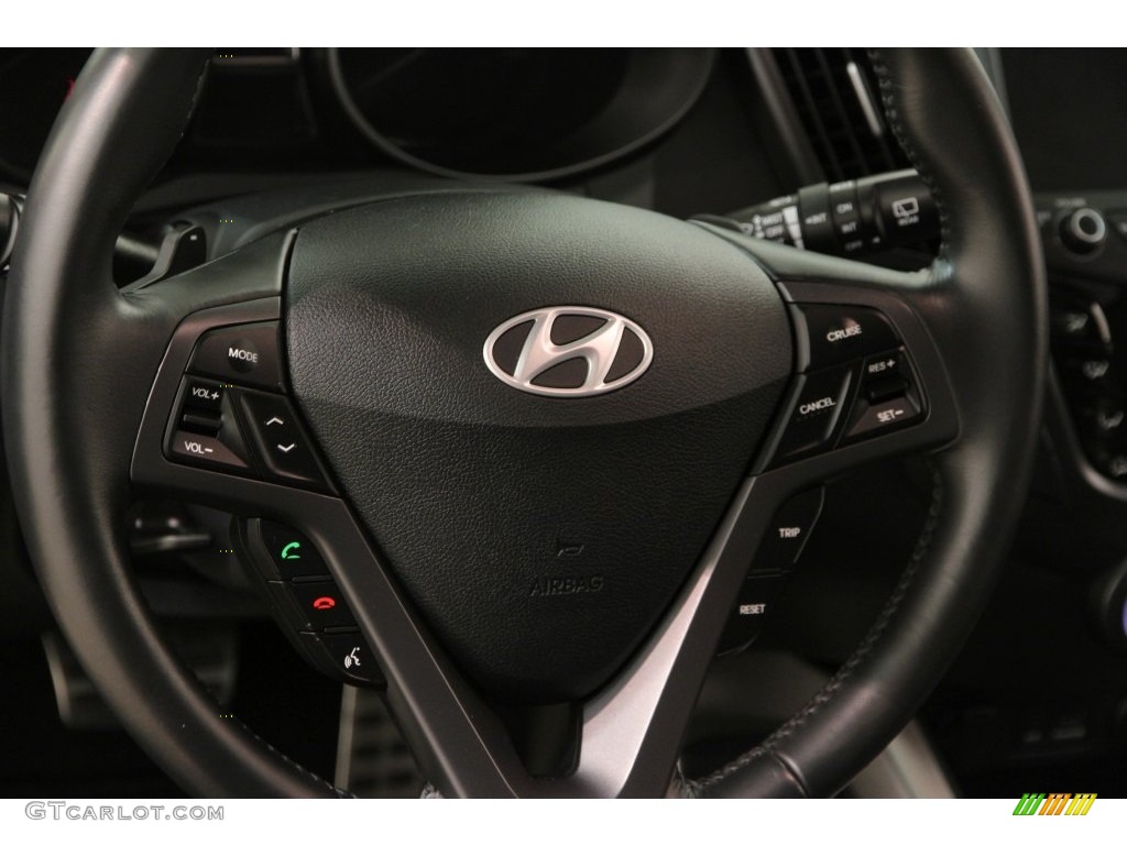 2013 Veloster Turbo - Boston Red / Black photo #6