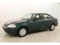 2000 Clover Green Pearl Honda Civic LX Sedan  photo #3