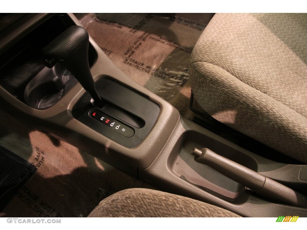 2000 Civic LX Sedan - Clover Green Pearl / Beige photo #9