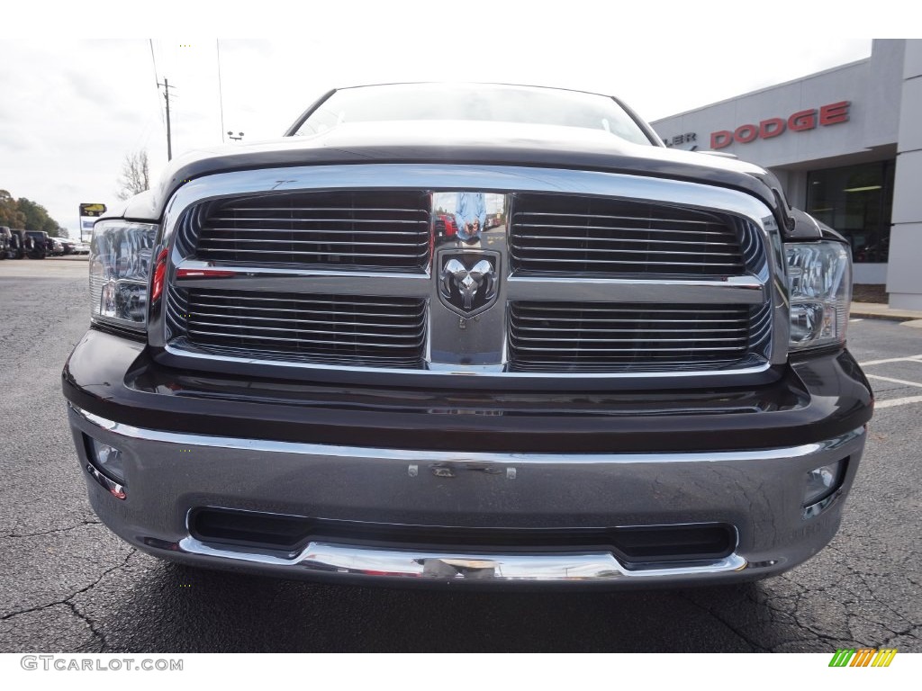 2011 Ram 1500 Big Horn Crew Cab 4x4 - Rugged Brown Pearl / Light Pebble Beige/Bark Brown photo #2