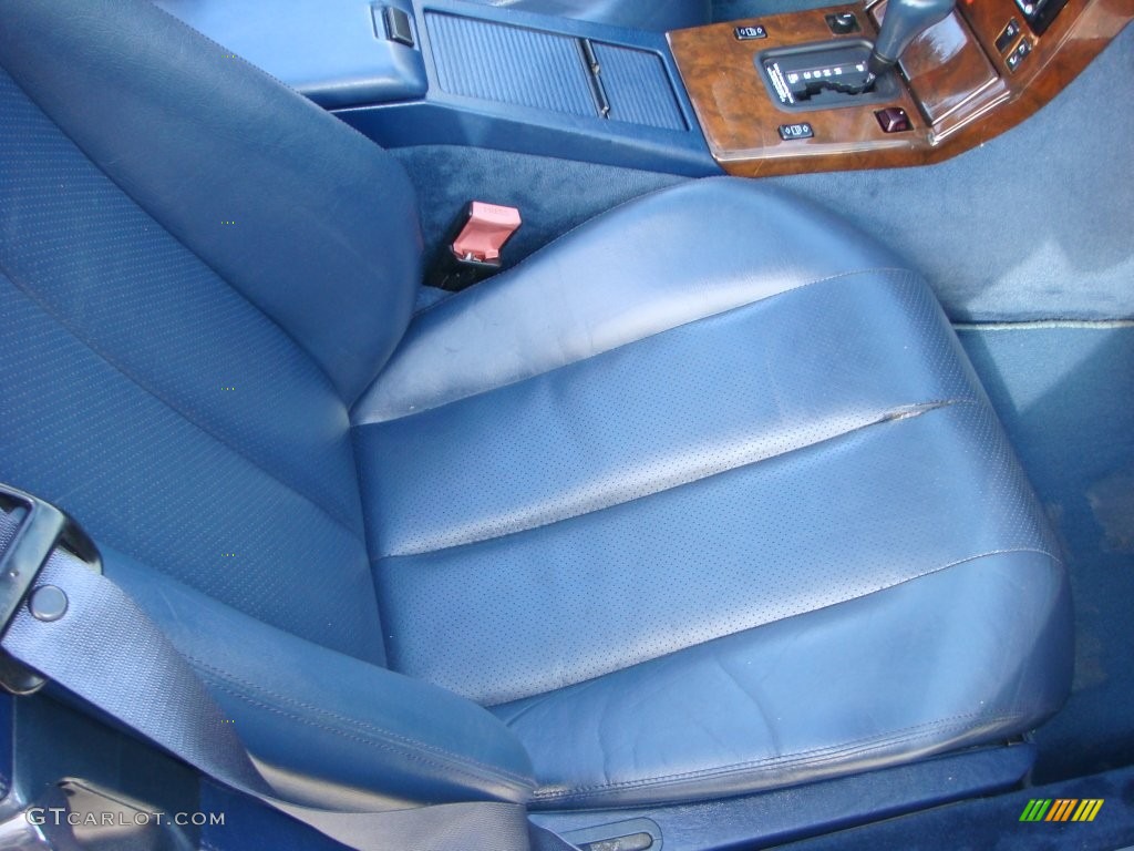 1995 SL 500 Roadster - Polar White / Blue photo #23