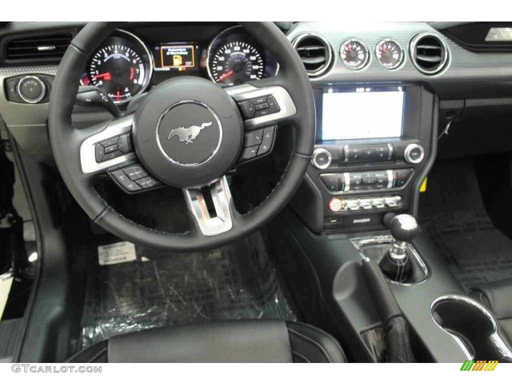 2016 Mustang GT Premium Convertible - Shadow Black / Ebony photo #12