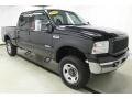 Black 2006 Ford F250 Super Duty Lariat Crew Cab 4x4