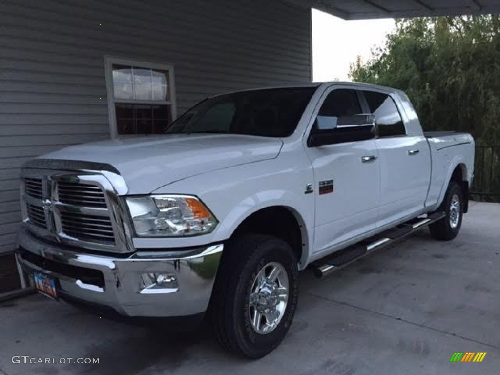 2012 Ram 2500 HD Laramie Mega Cab 4x4 - Bright White / Dark Slate photo #1