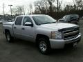 Sheer Silver Metallic - Silverado 1500 LS Crew Cab 4x4 Photo No. 3