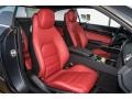  2016 E 400 Coupe Red/Black Interior