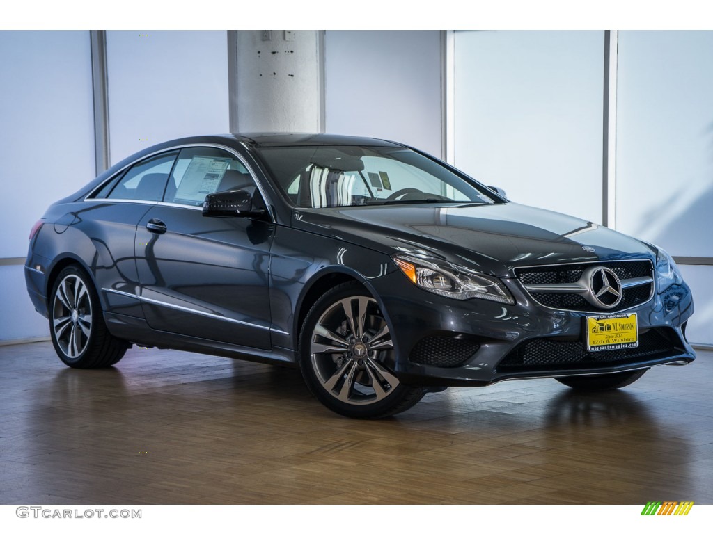 2016 E 400 Coupe - Steel Grey Metallic / Red/Black photo #12