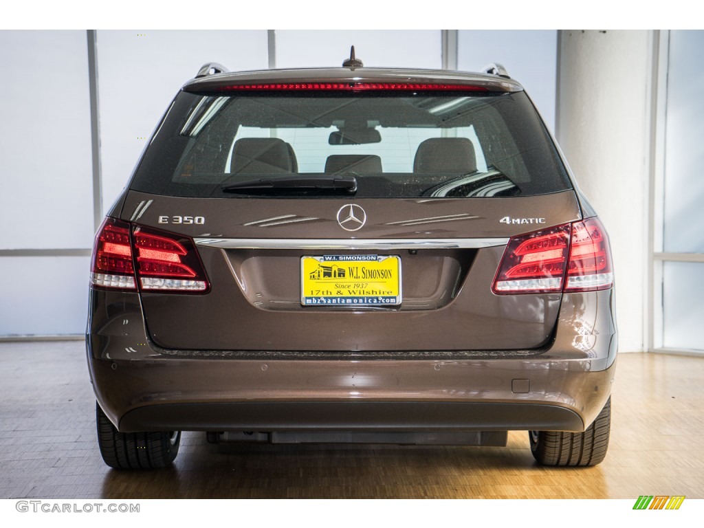 2016 E 350 4Matic Wagon - Dolomite Brown Metallic / Chestnut Brown/Black photo #4