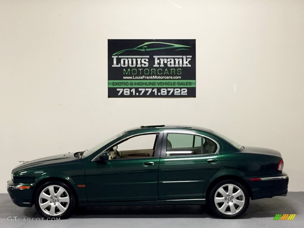 2005 X-Type 3.0 - British Racing Green / Champagne photo #1