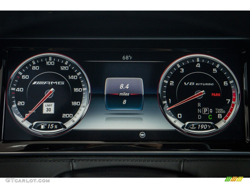 2016 Mercedes-Benz S 63 AMG 4Matic Sedan Gauges Photo #108799524