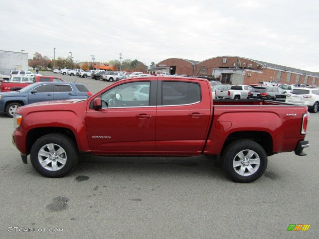 2016 Canyon SLE Crew Cab 4x4 - Copper Red Metallic / Jet Black photo #3