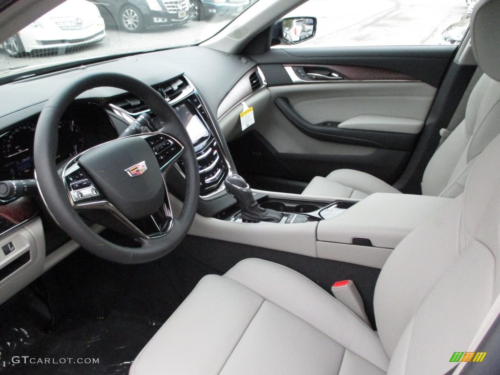 Light Platinum/Jet Black Interior 2016 Cadillac CTS 2.0T Luxury Sedan Photo #108799800