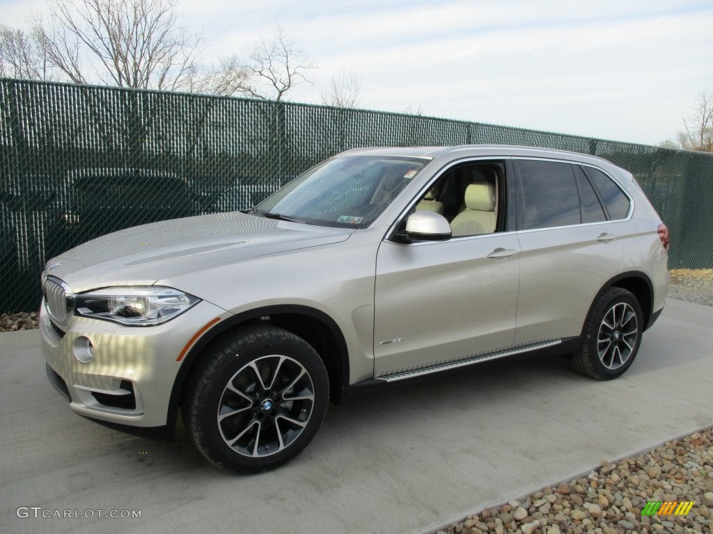 2016 X5 xDrive35i - Mineral Silver Metallic / Ivory White/Black photo #7