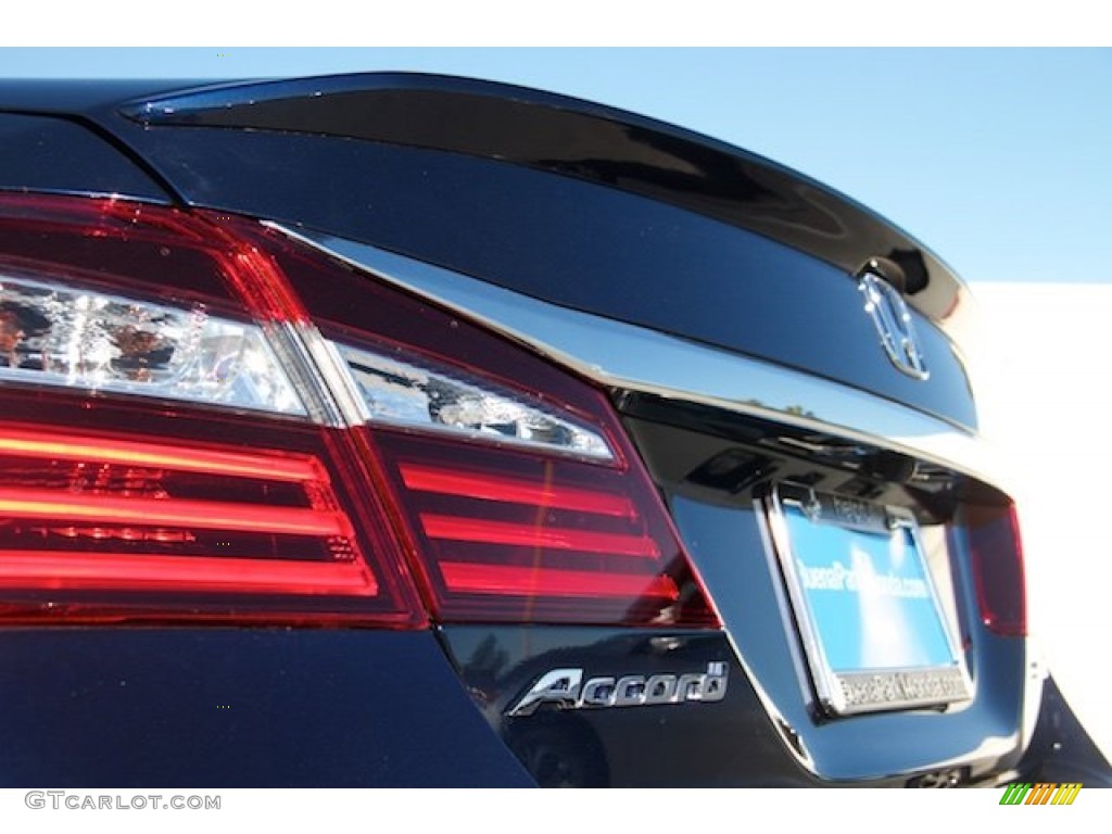 2016 Accord Sport Sedan - Obsidian Blue Pearl / Black photo #4