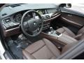 2015 BMW 5 Series Mocha/Black Interior Prime Interior Photo