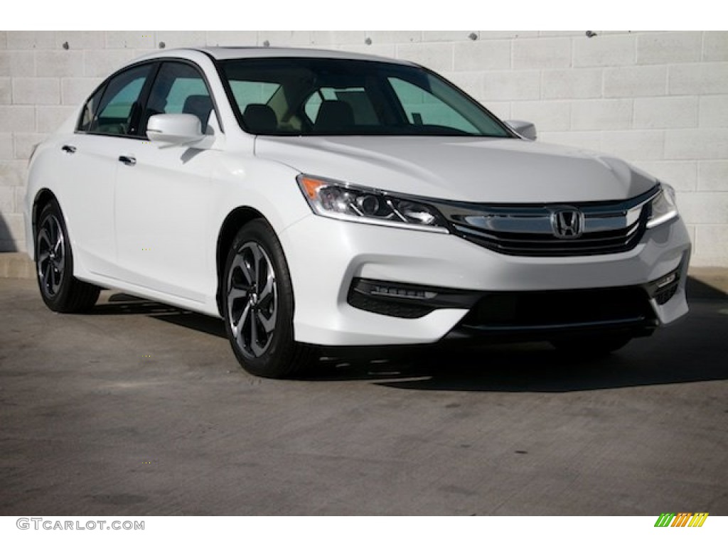 2016 Accord EX-L V6 Sedan - White Orchid Pearl / Ivory photo #1