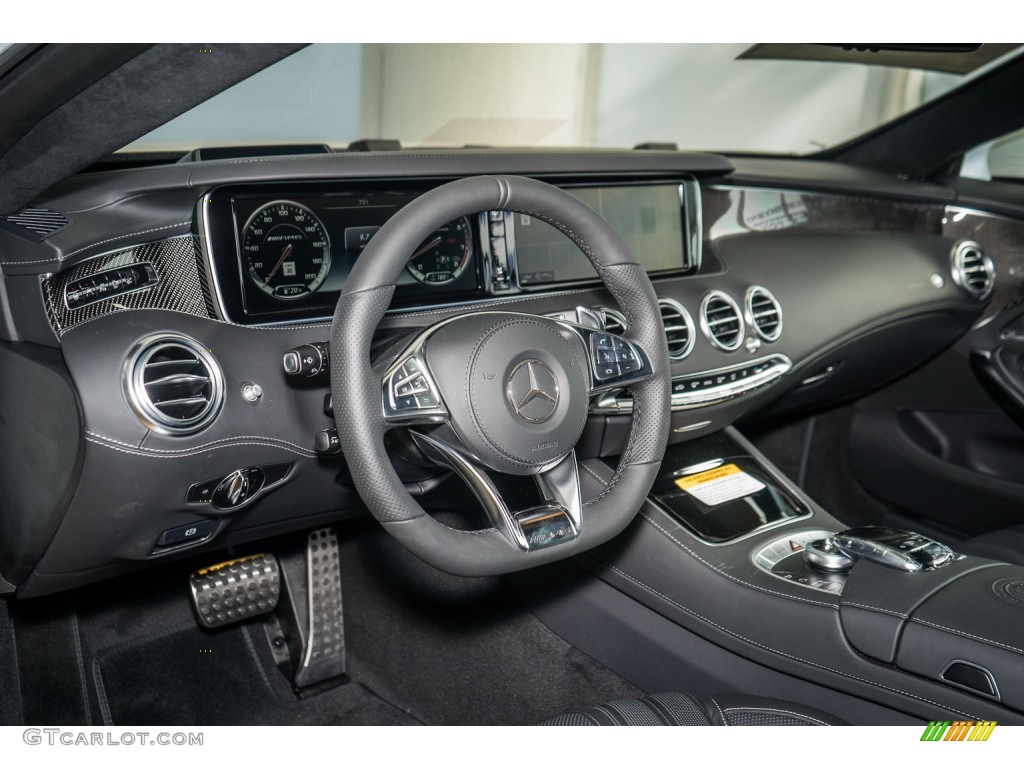 designo Black Interior 2016 Mercedes-Benz S 63 AMG 4Matic Coupe Photo #108800772