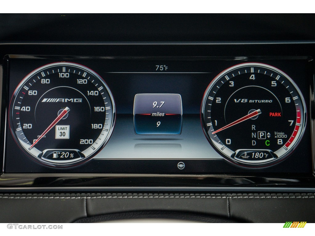 2016 Mercedes-Benz S 63 AMG 4Matic Coupe Gauges Photo #108800847