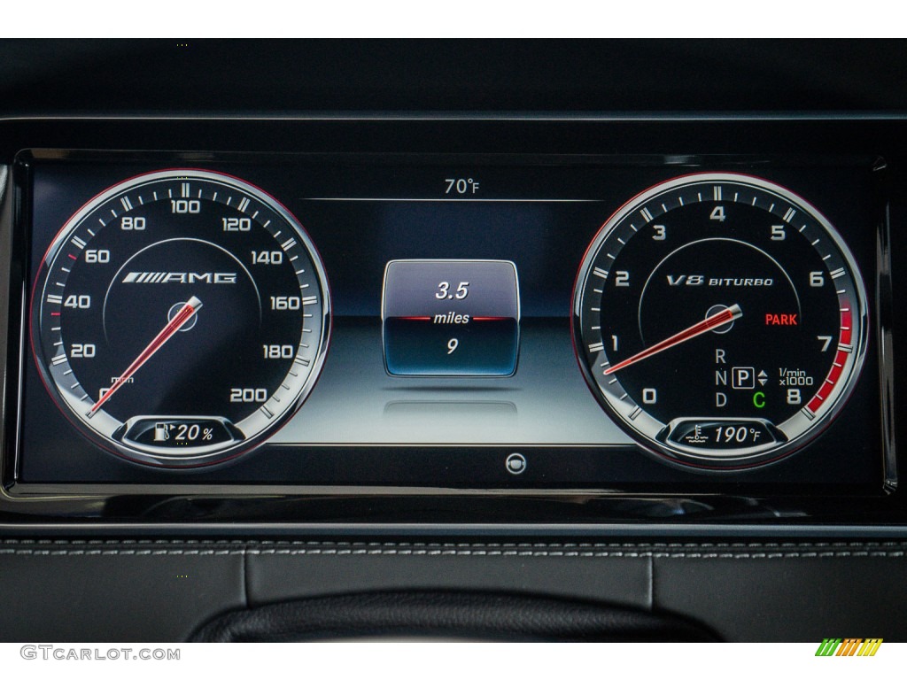 2016 Mercedes-Benz S 63 AMG 4Matic Coupe Gauges Photo #108801246