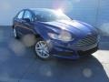 2016 Deep Impact Blue Metallic Ford Fusion SE  photo #1