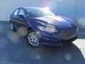 2016 Deep Impact Blue Metallic Ford Fusion SE  photo #2