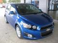 2016 Kinetic Blue Metallic Chevrolet Sonic LT Hatchback  photo #1