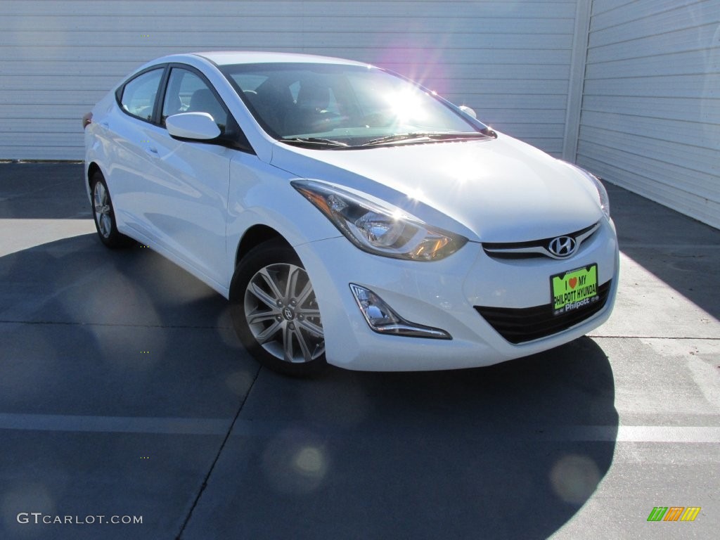 2016 Elantra SE - White / Beige photo #1