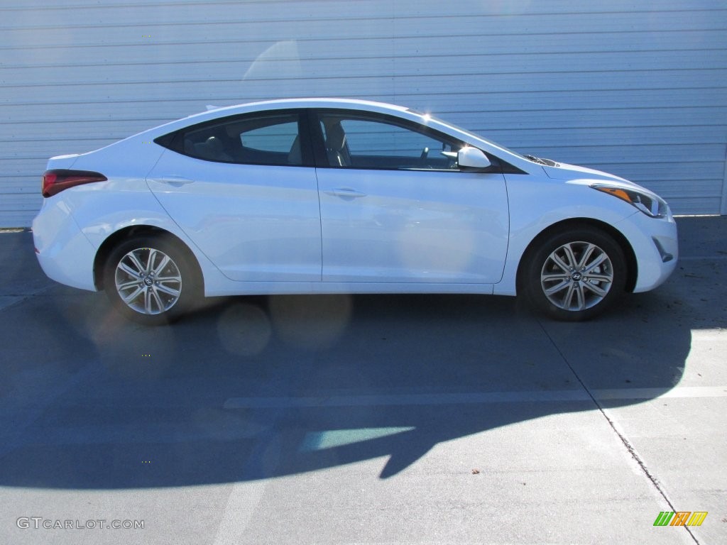 2016 Elantra SE - White / Beige photo #3