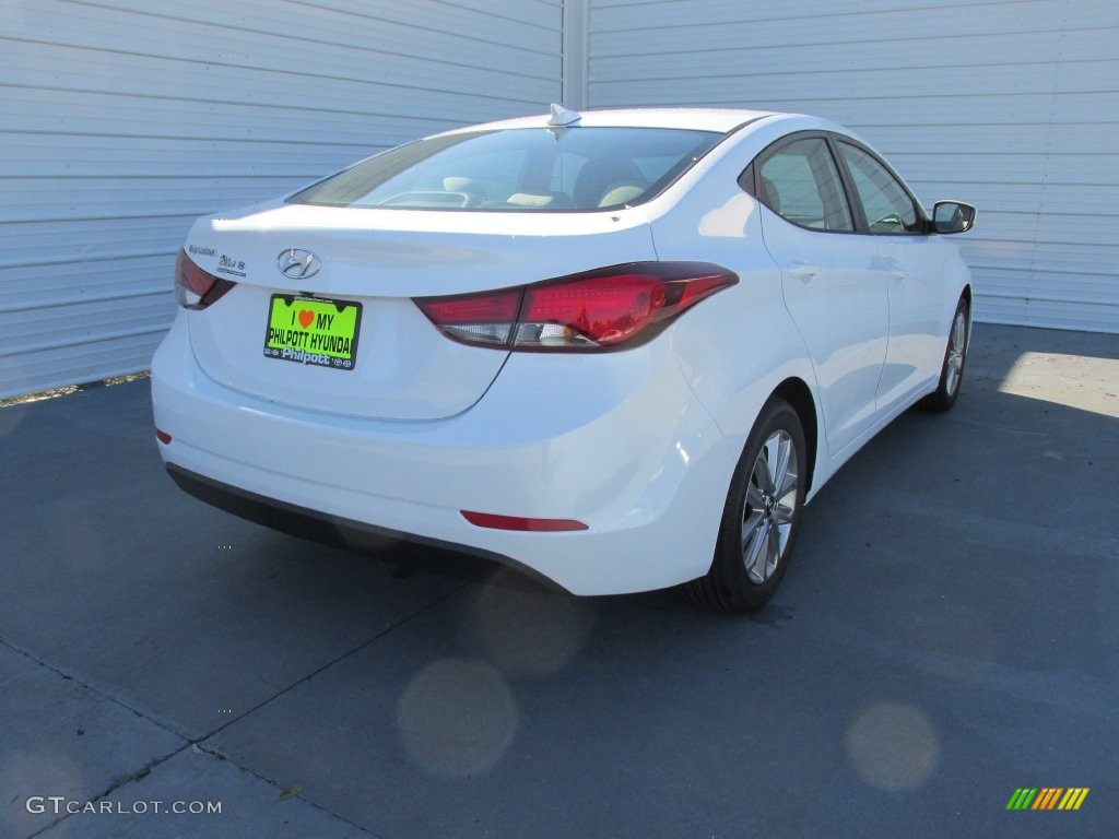 2016 Elantra SE - White / Beige photo #4