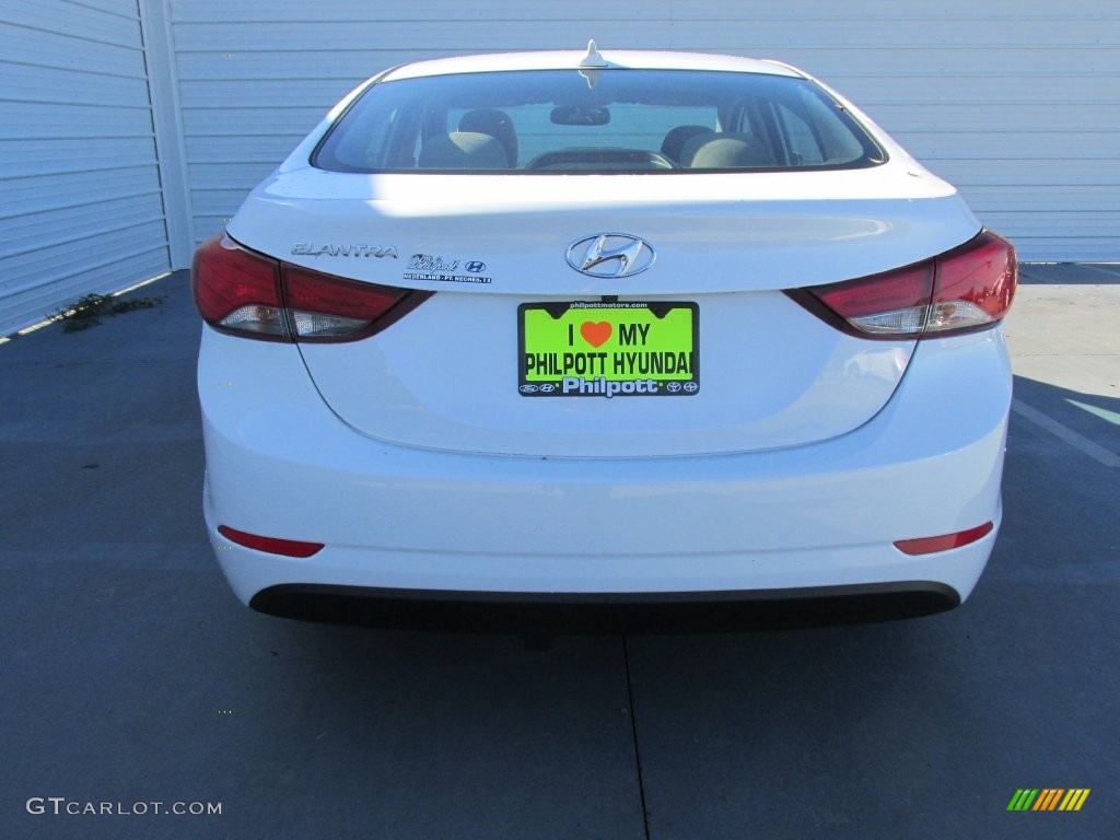 2016 Elantra SE - White / Beige photo #5