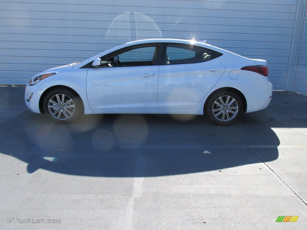 2016 Elantra SE - White / Beige photo #6