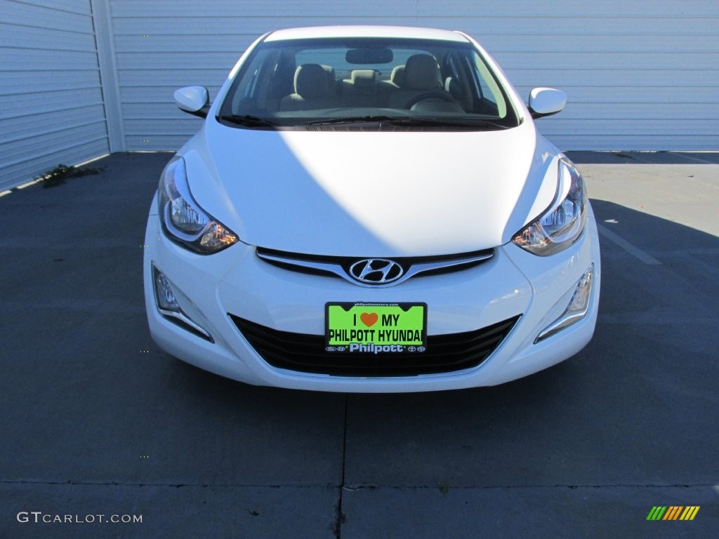 2016 Elantra SE - White / Beige photo #8