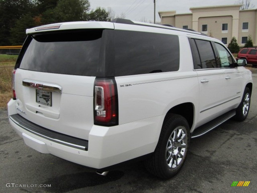 2016 Yukon XL Denali 4WD - White Frost Tricoat / Jet Black photo #5