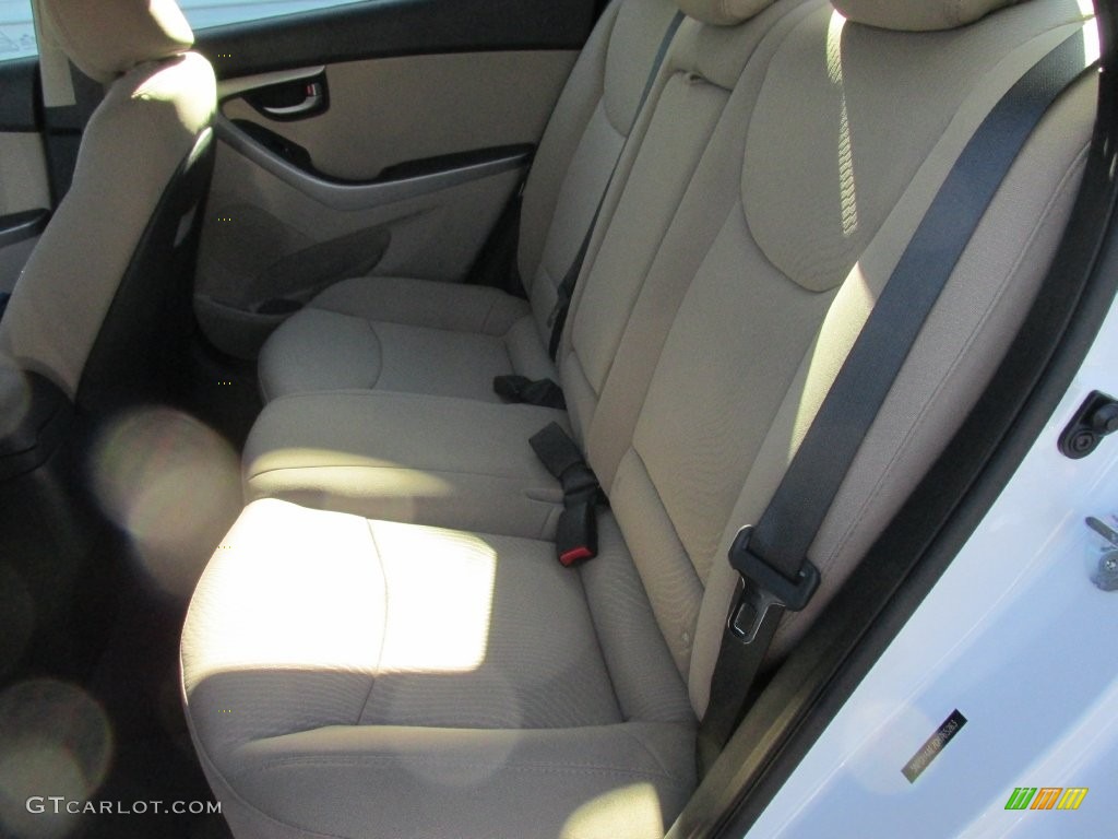 2016 Elantra SE - White / Beige photo #18