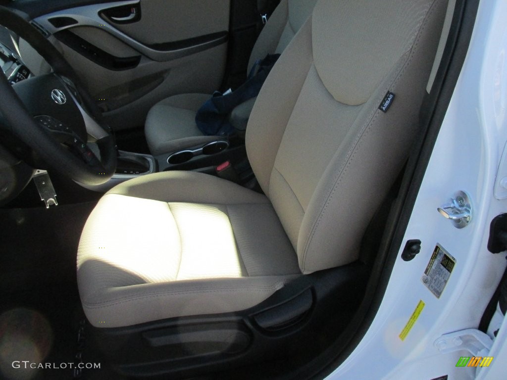 2016 Elantra SE - White / Beige photo #21