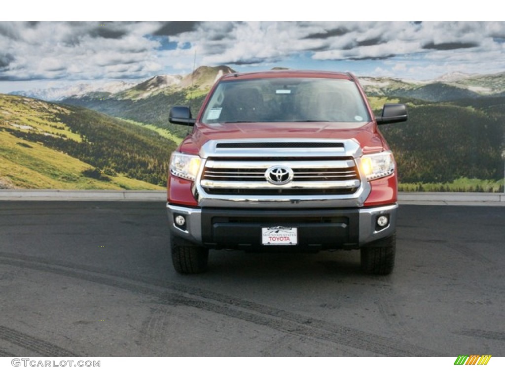 2016 Tundra SR5 CrewMax 4x4 - Barcelona Red Metallic / Black photo #2